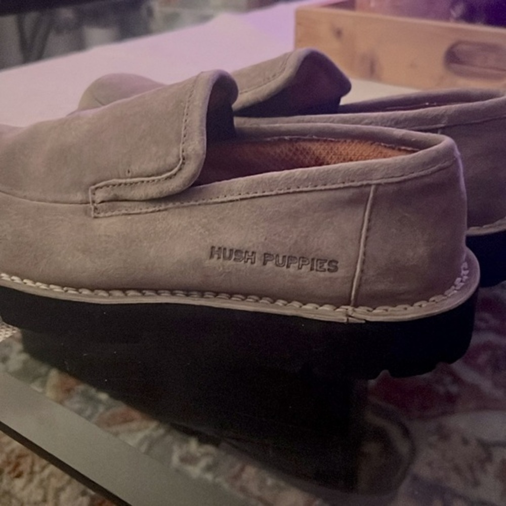 Hush Puppies Taupe Loafers